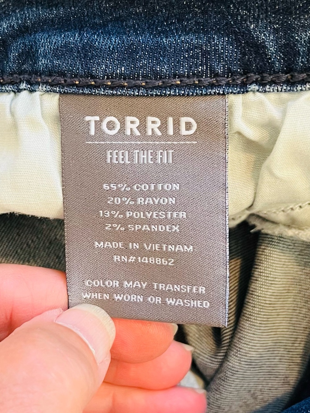NWT Torrid Women’s High-Rise Crop Jegging Jeans Size 20 - Picture 7 of 8